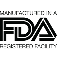 Manufactured in a FDA registered facility