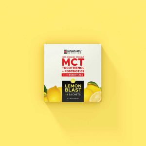 Monolith Nutrition MCT Essentials Lemon Blast Box